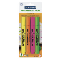 набір текст-маркерів Centropen 8852/04  4кол. на бліст.  (10/100)