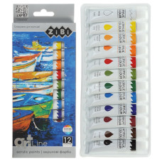 фарби акрилові Zibi ART Line 12кол.х12мл.  ZB.6663  (12/60)