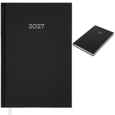 щоденник Buromax SIMPLE чорний, датований на 2027 рік, А5, бумвініл  ВМ.21166-01  (1/20)