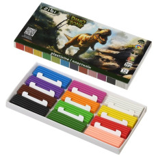 пластилін Zibi Kids Line Dino 12кол./192гр.  ZB.6279  (30)