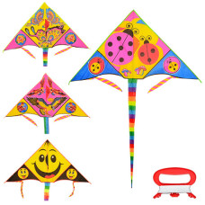 повітряний змій шир.160см., довж.76см. (200см.з хвостом), струна30м. в кул. 9х115х1см.  М 2980 (100)