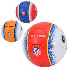 м`яч футбольний розмір 5, ПУ, ручна робота, 32 панелі, 410-430гр., клуби, в кул.  2500-296  (30)