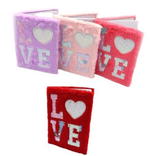 блокнот J.Otten MRB2339-5 пухнастий "Love" А5/80арк., 80гр./м2  (60/120)