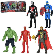 фігурки для гри AV супергерой 15см. 5шт., світло, в кор. 45,5х18х4,5см.  2125  (36)