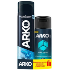 набір ARKO Men гель для гоління 200мл. + дезодорант-спрей 150мл.