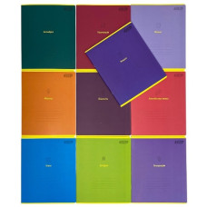 зошит Zibi 36арк. предметний "Monochrome" mix 8 предметів + 2 загальні  ZB.1733-99  (10/240)