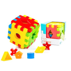 игрушка развивающая "Чарівний куб" 12 элем. в кор.  39376