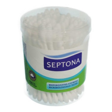 ватні палички Septona 100шт. в круглому боксі  (32)