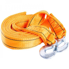 трос буксирувальний Сила посилений з подвійною пряжкою 8 тонн, 5,5м.х65мм., гаки  284028