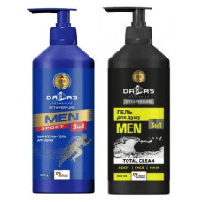 шампунь-гель для душу Dalas 3 в 1  500гр. чоловічий (в ас-ті)