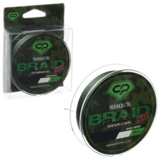 шок-лідер Carp Pro Diamond Shock Braid PE X8 0,16мм. 25м. Dark Green  CP1625-8-25