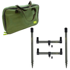 набір з двох стійок і двох буз-барів Carp Pro Buzz& ticks Kit In Bag  CPHB002