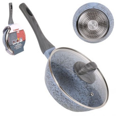 сковорідка Besser лита "Granite" 30х7,2см., індукц. дно, з кришкою  10375-30  (6)