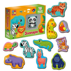 набір магнітів "Зоопарк" Vladi Toys  VT3106-25
