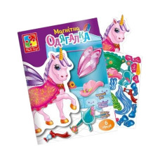 гра магнітна "Єдиноріг" в папці Vladi Toys  VT3204-27