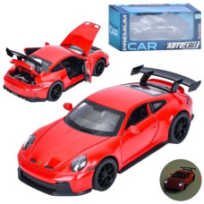 машинка Автосвіт мет. інерц. 14,5см., 1:32, зв,св.,відч. двері, капот, в кор. 18х8х9см. АР-2086 (18)