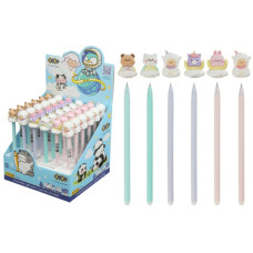 ручка Zibi Cloud "пиши-витирай" гелева 0,5мм. синя  ZB.2219  (36/360)