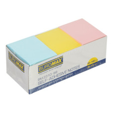 блок з клейким шаром Buromax 38х 51мм. 100арк. асорті  ВМ.2310-99  (12/432)