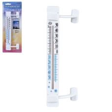 термометр віконний 20,5см. на липучці  WL-2092  (200)