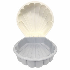 пісочниця-басейн "Мушля" Doloni-toys кремова/світло-сіра 80,8х80,1х20,2см.   01236/09