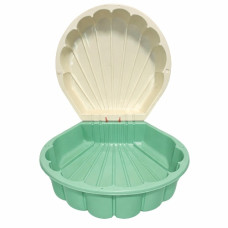 пісочниця-басейн "Мушля" Doloni-toys кремова/м`ятна 80,8х80,1х20,2см.   01236/08