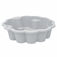 пісочниця-басейн "Квітка" Doloni-toys світло-сіра 80х81х20см.   01234/09