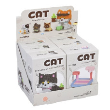 конструктор кіт від 126 дет. в кор., 6шт. в диспл. 16,5х11,5х13см.  W1523  (288)