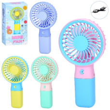 вентилятор 15см. 2 в 1 (ручний/портативний, настільний), акум., в кор. 8,5х16х5см.  МК 5609  (48)