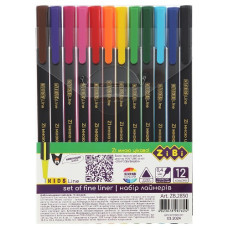 набір лайнерів Zibi Kids Line 12кол. тригранних  ZB.2850  (12/144)