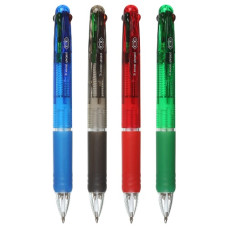 ручка Zibi "4 в 1" кульк. автом. 4 кольори 0,5мм.  ZB.2103  (12/864/1728)