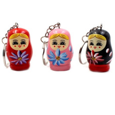 брелок дерев`яний матрьошка  5115  (12)