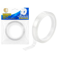 стрічка клейка Nano Tape двостороння прозора 1,2см.х3м.  312/117962  (1/300)