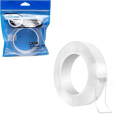 стрічка клейка Nano Tape двостороння прозора 2,4см.х3м.  324/117967  (1/144)
