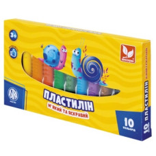 пластилін Школярик круглий восковий 10кол./130гр.  83812902  (24)