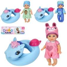 пупс 16см., круг-конячка 17х11,5х8см., в кул. 20х27х8см.  YL2517K-C-DM-UA  (42)