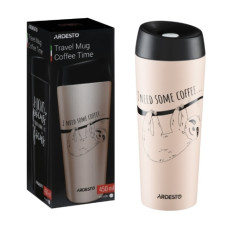 термокухоль Ardesto Coffee Time Bradypus 0,45л. з нержавіючої сталі  AR2645DBE