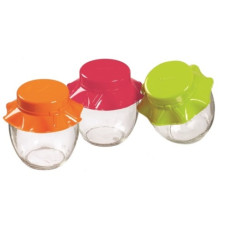 банка для сипучих продуктів Herevin Bow Colour mix 0,37л.  131301-560