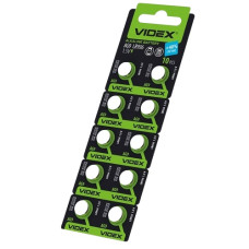 батарейка Videx таблетка AG9 (LR936)    (10/100/1600)