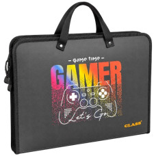 тека-портфель з ручками Class 350х255х45мм. "Gamer"  5634-26C