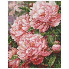 алмазна мозаїка Ідейка 40х50см. "Рожеве натхнення"  АМО20271