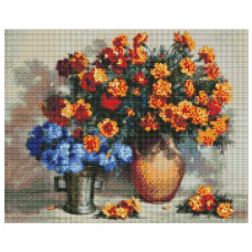 алмазна мозаїка Ідейка 40х50см. "Квіткові обійми"  АМО7406