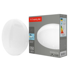 світильник настінно-стельовий Titanum 18W 5000K 1350Lm 220V Зоряне небо  TLCL-185S