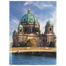 зошит А4 Axent City, Berlin 96арк., тв. обкл., клітинка  8425-6-А  (10)