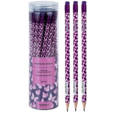 олівець чорнографітний Axent Butterfly з гумкою, НВ  9009/36-15-А  (36/432/3456)