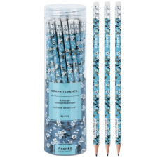 олівець чорнографітний Axent Evening Light з гумкою, НВ  9009/36-17-А  (36/432/3456)