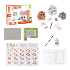 конструктор з міні-цеглинок Blocky "Маленька таверна" в кор. 24,7х18,5х5,7см. Strateg  31006  (5)