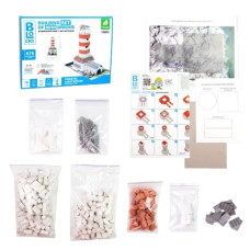 конструктор з міні-цеглинок Blocky "Береговий маяк" в кор. 24,2х18х5,3см. Strateg  31009  (5)