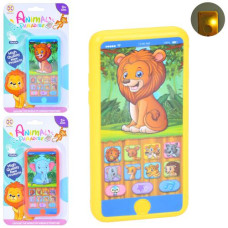 телефон моб. 14х7см., муз., звук, на батар., на бліст. 13х22,5х2,5см.  848-4  (192)