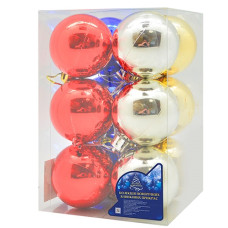 кульки ялинкові в кор. 5см. 12шт. 033-5  (12/864)