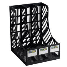 лоток Buromax пластмас. вертик. на 3 від. розбірний  ВМ.6100  (50)